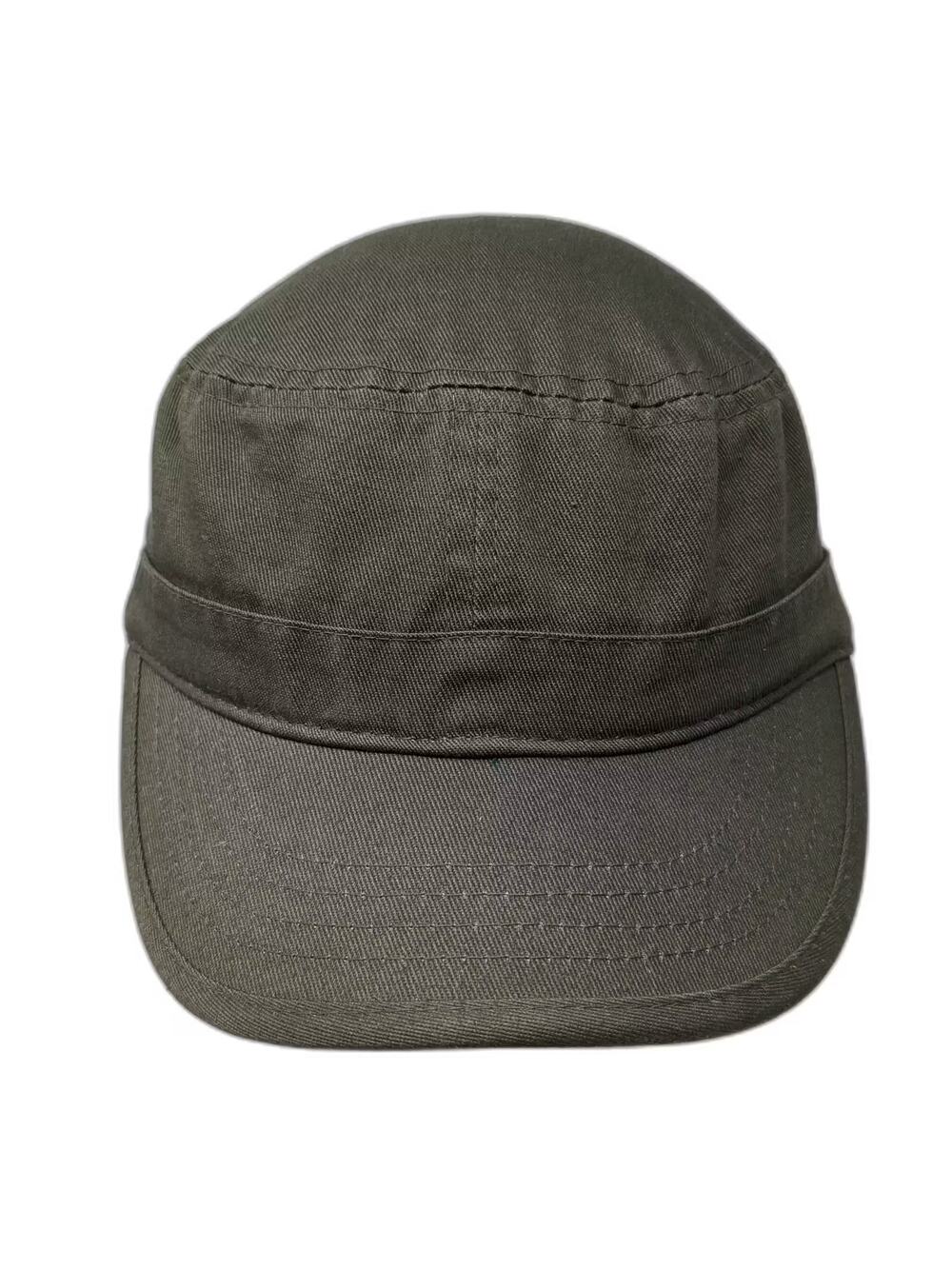 E-FLAG Green Army Cap Hat One Size Adjustable Cotton Solid Plain OSFM Everyday